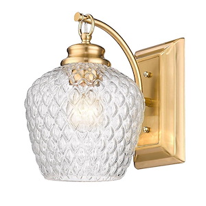 Adeline - 1 Light Wall Sconce-10 Inches Tall and 7.13 Inches Wide