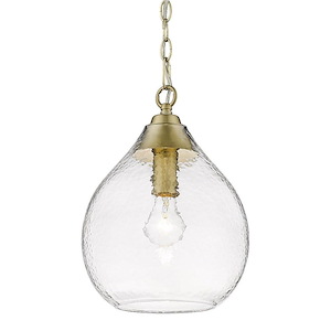 Ariella - 1 Light Small Pendant in Sturdy style - 13.375 Inches high by 9.875 Inches wide - 1033148