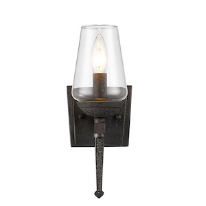 Marcellis - 1 Light Wall Sconce in Rustic style - 11.5 Inches high by 5 Inches wide - 1217893