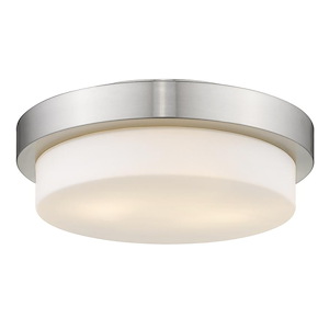 Multi-family - 2 Light Large Flush Mount in Variety of style - 4.25 Inches high by 13 Inches wide - 410868
