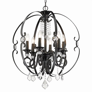 Ella - 6 Light Chandelier in Sturdy style - 31.38 Inches high by 26 Inches wide - 721713