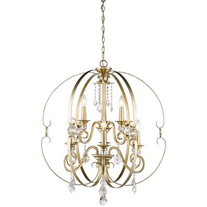 Ella - Chandelier 9 Light Steel in Contemporary style - 36.75 Inches high by 30 Inches wide