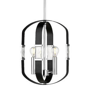 Ariana - 2 Light Pendant in Sturdy style - 14.5 Inches high by 11.25 Inches wide