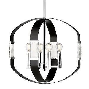 Ariana - 4 Light Pendant in Sturdy style - 16.25 Inches high by 18.25 Inches wide
