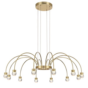 Vario - 3.3W 12 LED Chandelier-11.25 Inch Tall and 37.5 Inch Wide - 1405704
