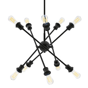 Axel - 10 Light Chandelier in Contemporary style - 8.25 Inches high by 29.88 Inches wide - 1037277