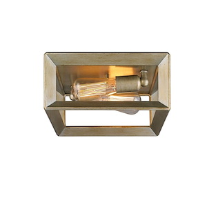 Smyth - 2 Light Flush Mount in Contemporary style - 5.5 Inches high by 11.5 Inches wide
