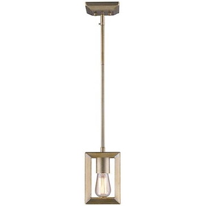 Smyth - 1 Light Mini Pendant in Contemporary style - 10.25 Inches high by 5 Inches wide