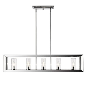 Smyth - 5 Light Linear Pendant in Contemporary style - 8.75 Inches high by 41 Inches wide