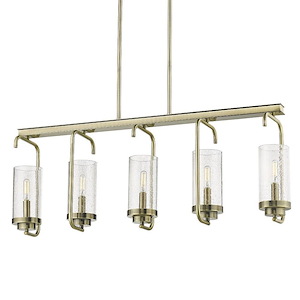 Holden - 5 Light Linear Pendant in Durable style - 13.63 Inches high by 36 Inches wide
