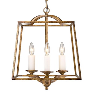 Athena - 3 Light Pendant in Durable style - 19 Inches high by 14.75 Inches wide - 1217799