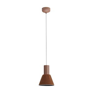 Faroe - 12W 1 LED Pendant-10.25 Inch Tall and 8 Inch Wide - 1405774