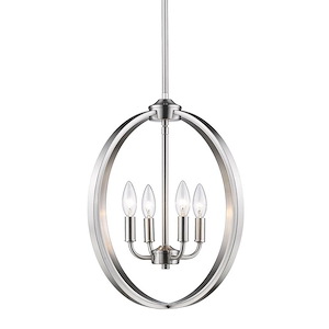 Colson - 4 Light Chandelier in Durable style - 18.75 Inches high by 17.5 Inches wide - 588928