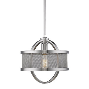 Colson - 1 Light Mini Pendant in Durable style - 11.63 Inches high by 10.88 Inches wide