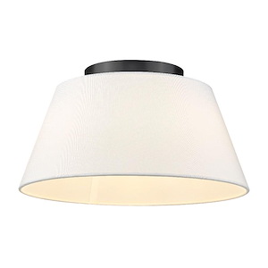 Penn - 3 Light Flush Mount in Fashionable style - 8.75 Inches high by 16 Inches wide