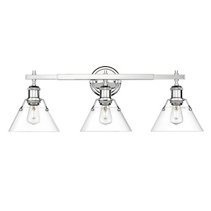 Orwell - 3 Light Bath Vanity-10 Inches Tall and 27.25 Inches Wide