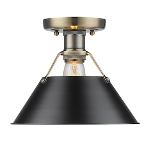 Orwell - 1 Light Flush Mount 8 Inches Tall and 10 Inches Wide