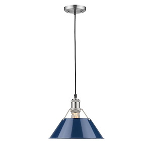 Orwell - 1 Light Medium Pendant-8.5 Inches Tall and 10 Inches Wide