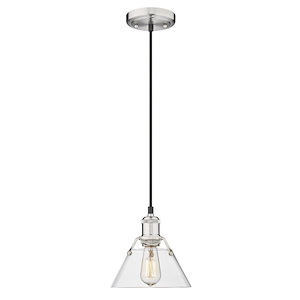 Orwell - 1 Light Small Pendant-7.5 Inches Tall and 7.5 Inches Wide