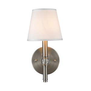 Waverly - 1 Light Wall Sconce in Traditional style - 12.25 Inches high by 6 Inches wide