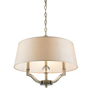 Waverly - 3 Light Convertible Semi-Flush Mount in Traditional style - 14.75 Inches high by 19 Inches wide