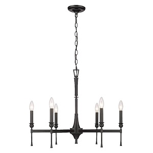 Landon - 6 Light Chandelier-21.13 Inches Tall and 26 Inches Wide