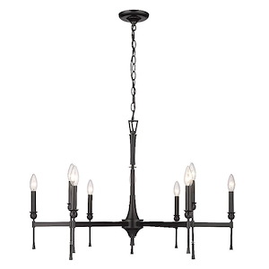 Landon - 9 Light Chandelier-22.63 Inches Tall and 34 Inches Wide - 1292542