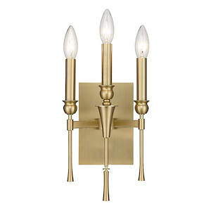 Landon - 3 Light Wall Sconce In Traditional Style-13 Inches Tall and 7.5 Inches Wide