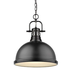 Duncan - 1 Light Chain Pendant in Classic style - 16.88 Inches high by 14 Inches wide