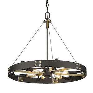 Vaughn - 6 Light Medium Pendant-19.25 Inches Tall and 22.5 Inches Wide - 1093737
