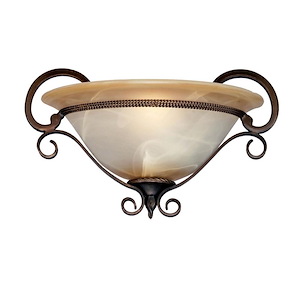 Meridian - 1 Light Wall Sconce in Unique style - 9 Inches high by 15 Inches wide