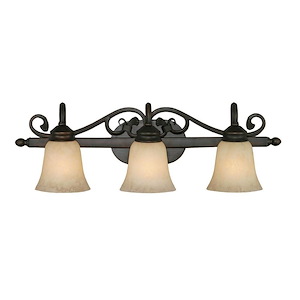 Belle Meade - 3 Light Vanity in Casual style - 9 Inches high by 28 Inches wide