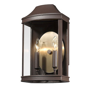 Cohen - 2 Light Outdoor Wall Lantern-14.25 Inch Tall and 8.25 Inch Wide - 1405826
