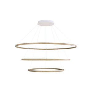 Veritas - 345W 3 LED Chandelier-15.75 Inch Tall and 59 Inch Wide - 1405857