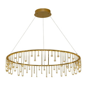 Lucerna - 34.56W 1 LED Chandelier-6.88 Inch Tall and 39.38 Inch Wide - 1405864