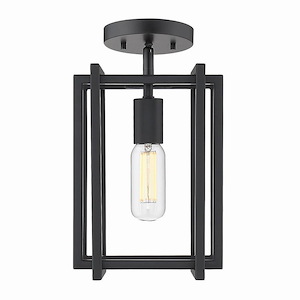 Tribeca - 1 Light Semi-Flush Mount in Variety of style - 12.75 Inches high by 7.25 Inches wide