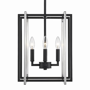 Tribeca - Chandelier 4 Light Steel in Variety of style - 16 Inches high by 12 Inches wide