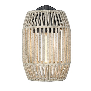 Seabrooke - 1 Light Large Outdoor Wall Sconce-12.38 Inches Tall and 7.5 Inches Wide