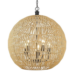 Florence - 5 Light Pendant-27.38 Inches Tall and 24.88 Inches Wide - 1218008