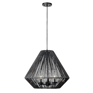 Valentina - 3 Light Outdoor Pendant-18.25 Inches Tall and 20.75 Inches Wide