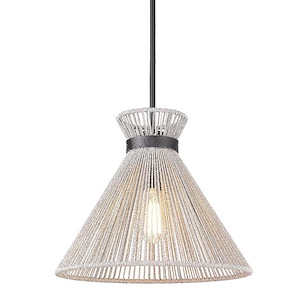 Avon - 1 Light Medium Pendant in Elegant style - 13.25 Inches high by 16 Inches wide - 1217917