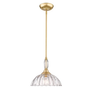 Audra - 1 Light Pendant-11.25 Inches Tall and 11.75 Inches Wide