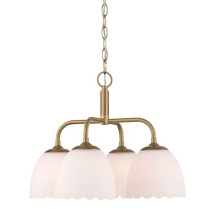 Dorinda - 4 Light Pendant-85 Inch Tall and 18 Inch Wide - 1405930