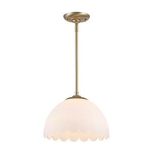 Dorinda - 1 Light Pendant-8.75 Inch Tall and 12.25 Inch Wide - 1405934