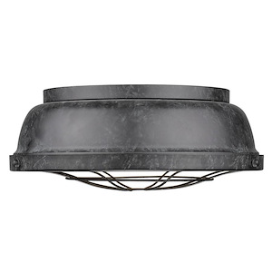 Bartlett - 2 Light Flush Mount in Traditional style - 5.5 Inches high by 14 Inches wide