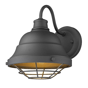 Bartlett - 1 Light Outdoor Wall Mount in Eclectic style - 10.13 Inches high by 8.38 Inches wide
