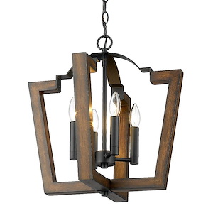 Regan - 4 Light Pendant in Sturdy style - 18.75 Inches high by 18 Inches wide