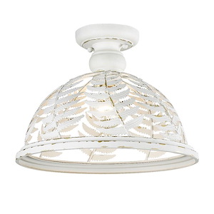Annalin - 1 Light Semi-Flush Mount-9.75 Inches Tall and 13 Inches Wide