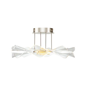 Vetrina - 25.4W 1 LED Semi-Flush Mount-10.38 Inch Tall and 23.38 Inch Wide - 1405956