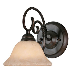 Homestead - 1 Light Wall Sconce in Eclectic style - 9 Inches high by 7.5 Inches wide - 1217971